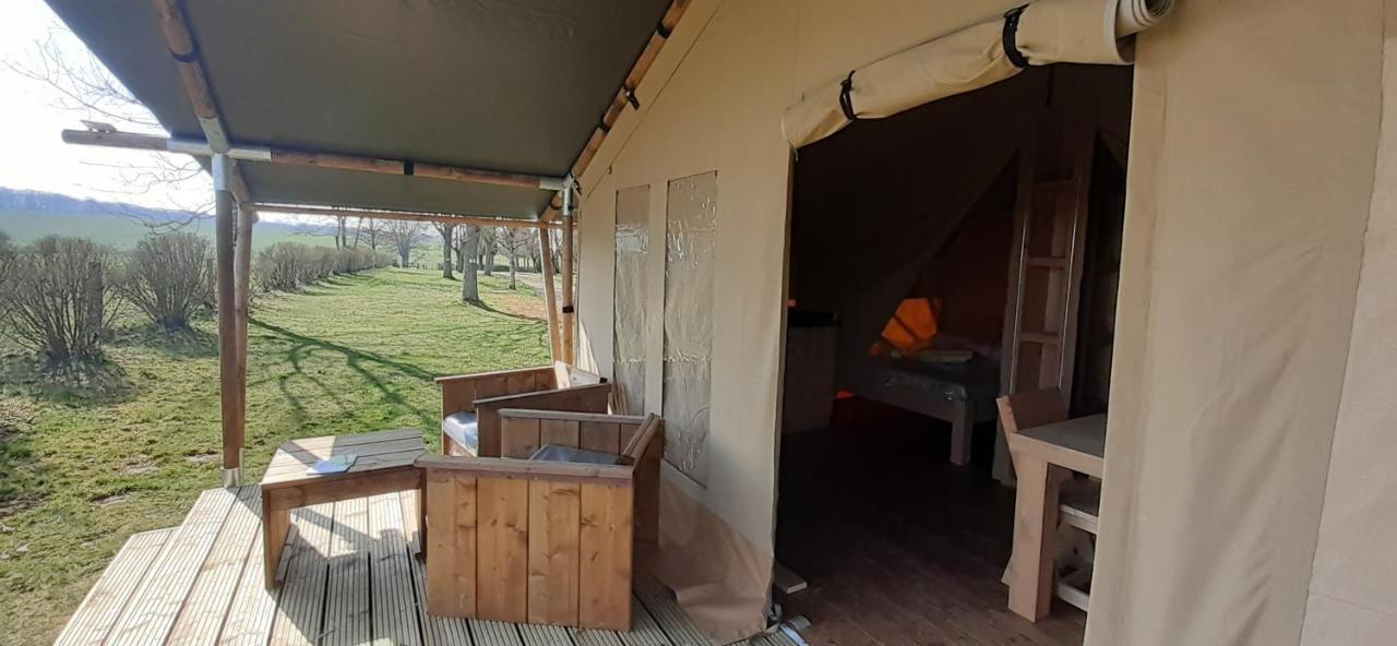 Tente Familiale Au Camping Hautoreille Bannes  외부 사진